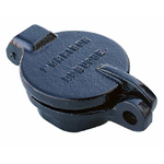 2IN FILL CAP HINGED FEMALE THREADED, CAST IRON